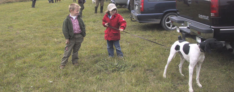 Derby 2003 Ocar & Maja Brome med Hund